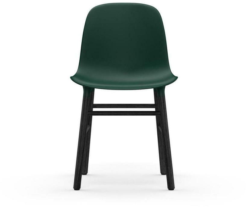 Chaise en bois noir et pp vert Form - Normann Copenhagen - The Cool Republic