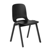 Chaise en bois noir Touchwood - Hem - The Cool Republic