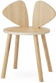 Chaise en bois pour enfant écru Mouse School - Nofred - The Cool Republic