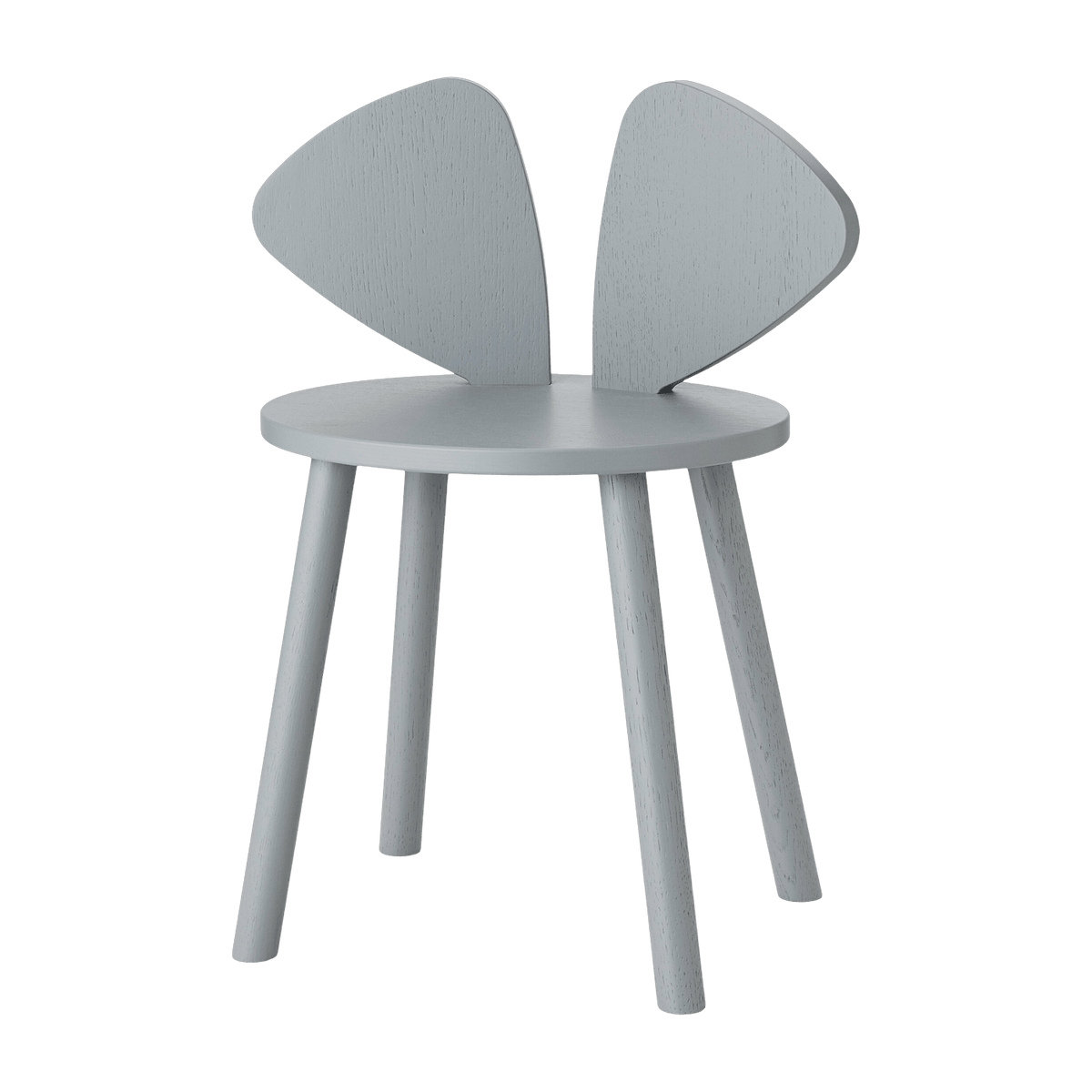 Chaise en bois pour enfant grise Mouse School - Nofred - The Cool Republic