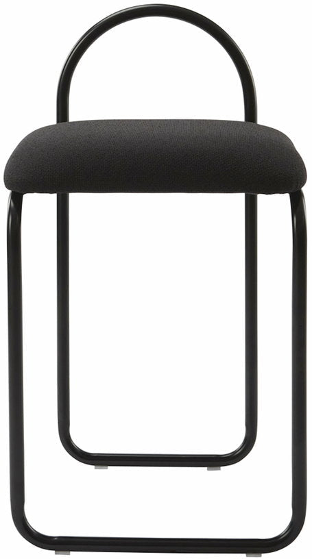 Chaise en bouclé gris anthracite 37 x 39 cm Angui - AYTM - The Cool Republic