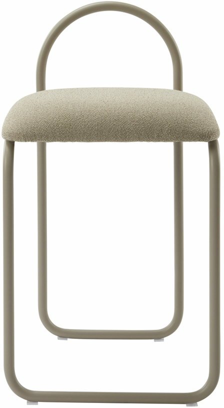 Chaise en bouclé taupe 37 x 39 cm Angui - AYTM - The Cool Republic
