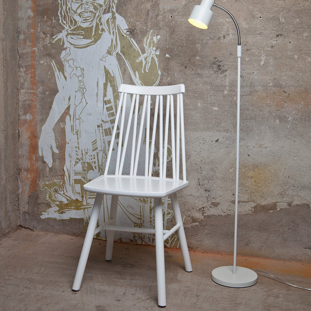 Chaise en bouleau blanc ZigZag - Hans K - The Cool Republic