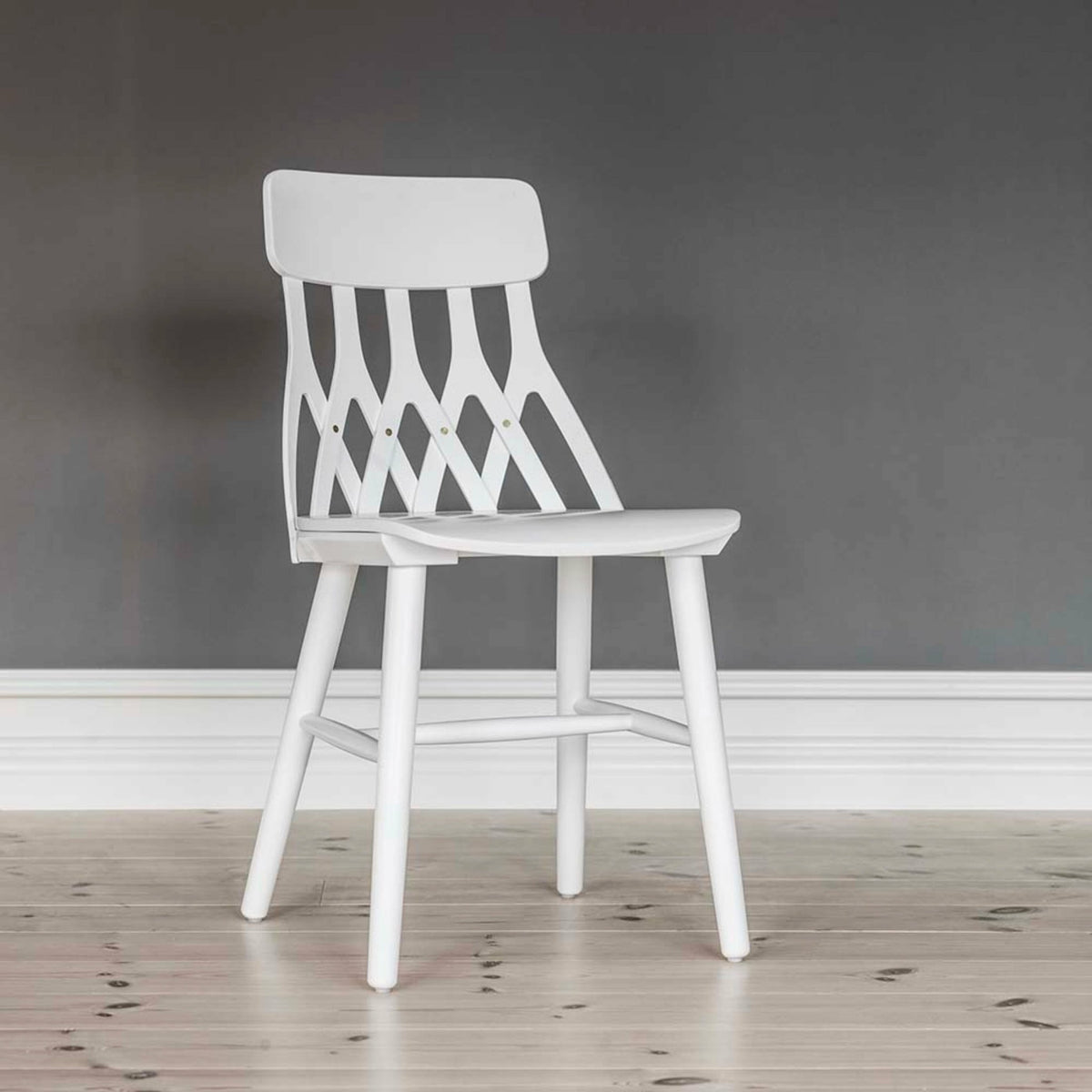 Chaise en bouleau blanche Y5 - Hans K - The Cool Republic