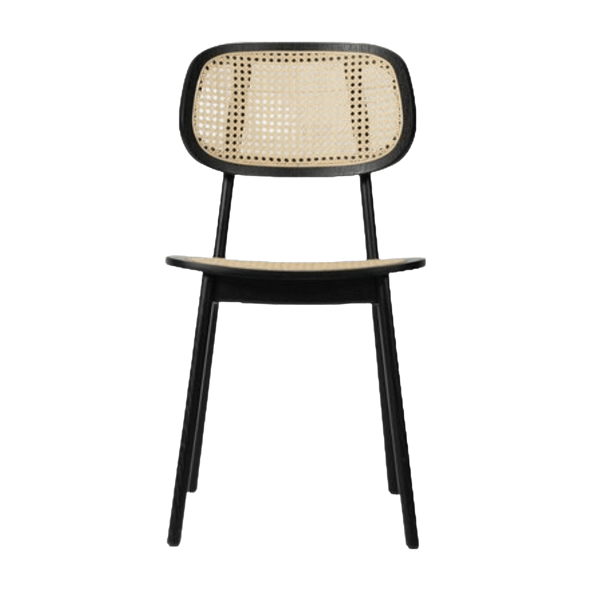 Chaise en cannage et chêne noir Titus - Vincent Sheppard - The Cool Republic