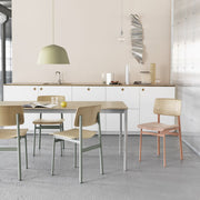 Chaise en chêne et assise noire Loft - Muuto - The Cool Republic