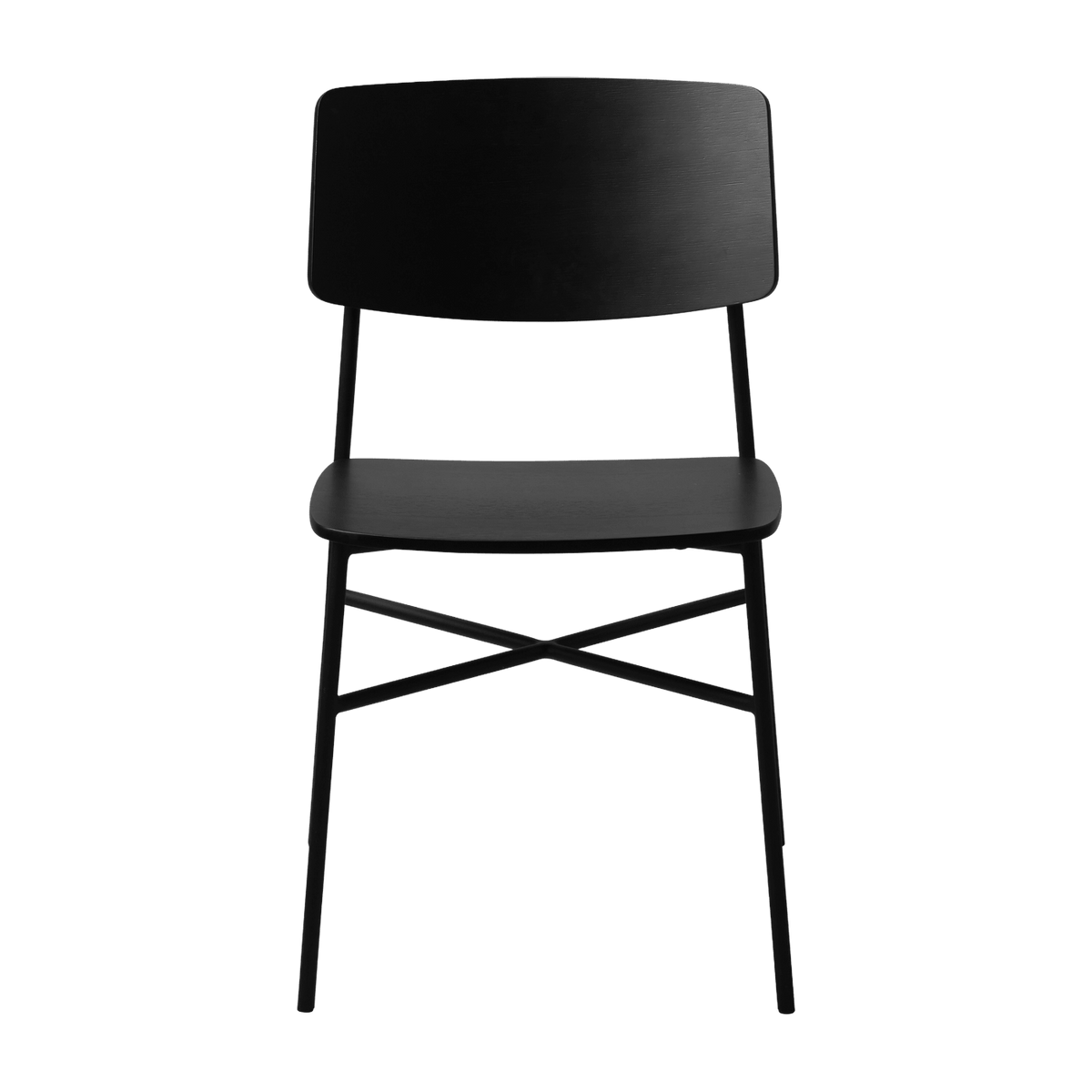 Chaise en chêne et métal noire Paragon - HANDVÄRK - The Cool Republic