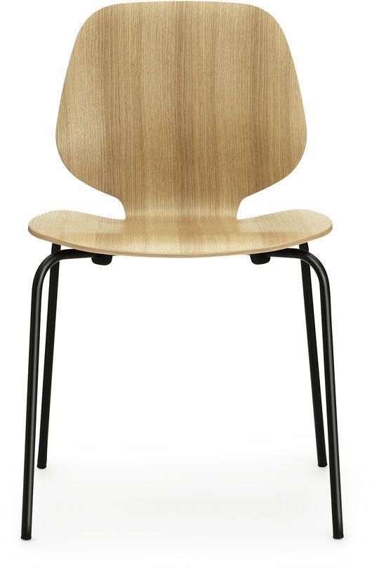 Chaise en chêne et piètement noir My Chair Oak - Normann Copenhagen - The Cool Republic