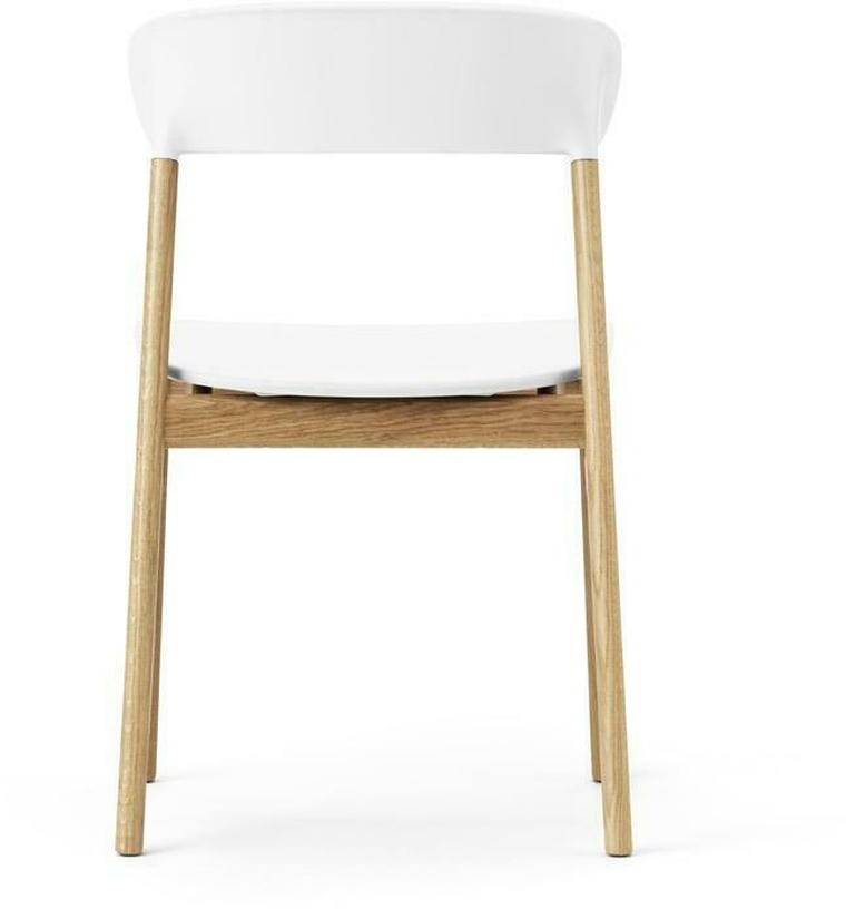 Chaise en chêne et polypropylène blanc Herit blanc - Normann Copenhagen - The Cool Republic