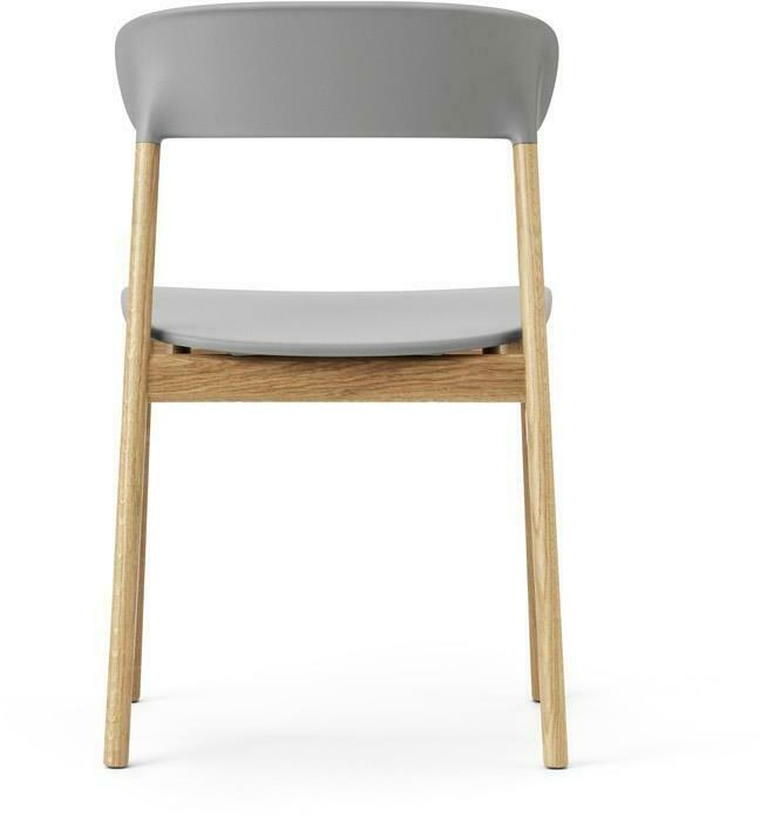 Chaise en chêne et polypropylène gris Herit Grey - Normann Copenhagen - The Cool Republic