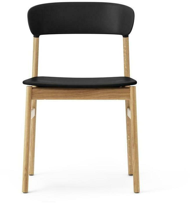 Chaise en chêne et polypropylène noir Herit noir - Normann Copenhagen - The Cool Republic