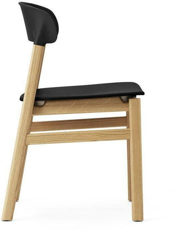 Chaise en chêne et polypropylène noir Herit noir - Normann Copenhagen - The Cool Republic