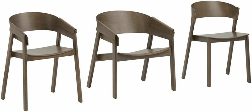 Chaise en chêne foncé Cover - Muuto - The Cool Republic