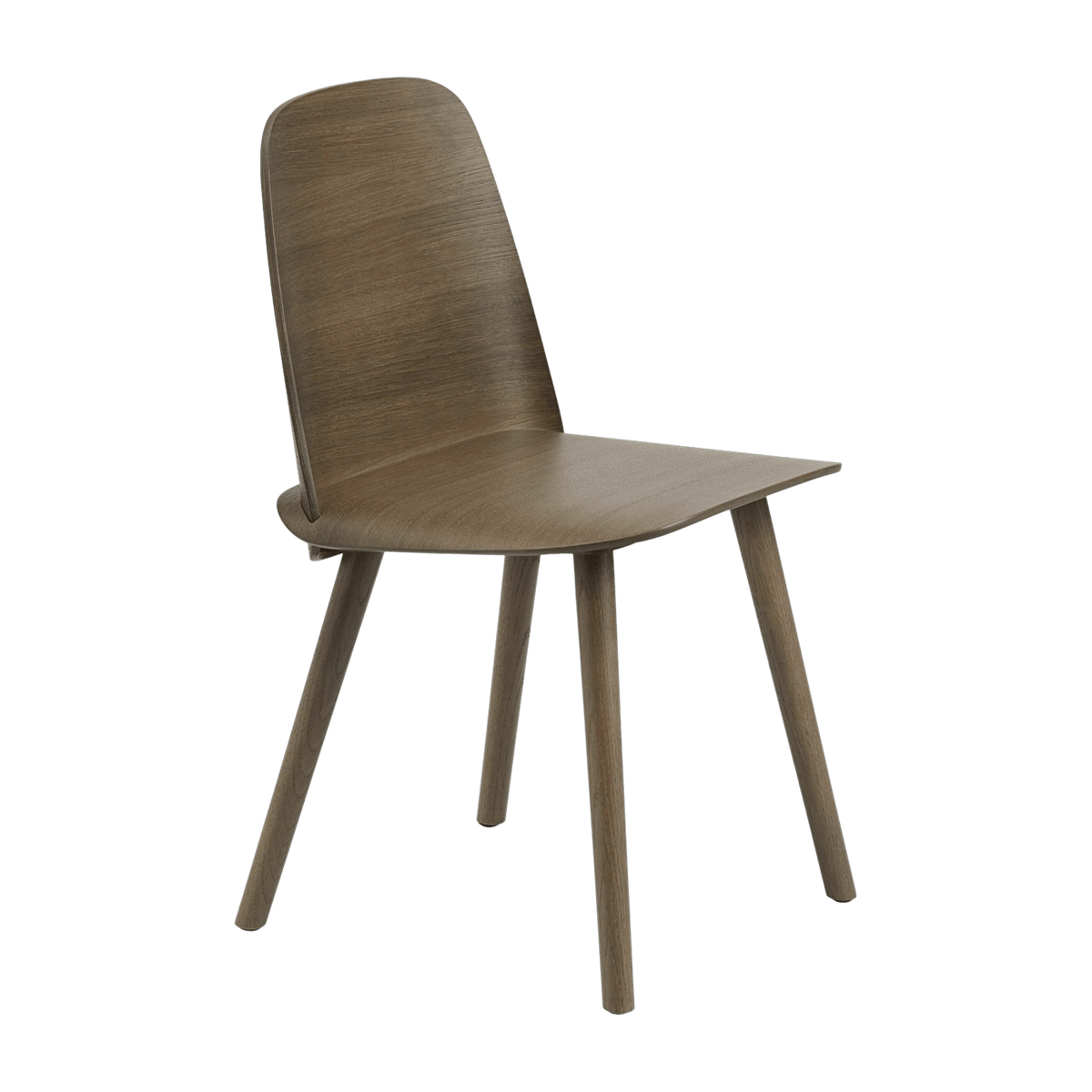 Chaise en chêne foncé Nerd - Muuto - The Cool Republic
