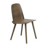 Chaise en chêne foncé Nerd - Muuto - The Cool Republic