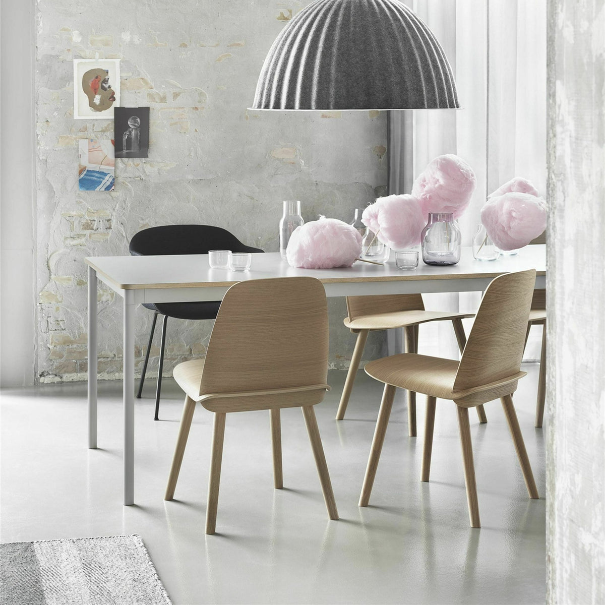 Chaise en chêne foncé Nerd - Muuto - The Cool Republic