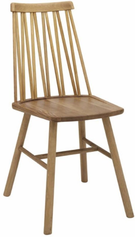 Chaise en chêne huilé ZigZag - Hans K - The Cool Republic