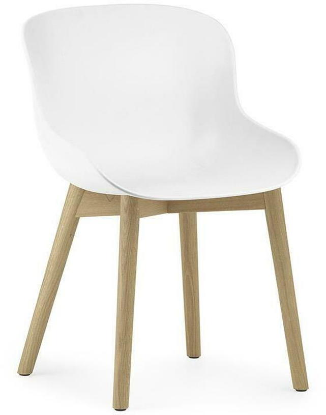 Chaise en chêne laqué et pp blanc Hyg - Normann Copenhagen - The Cool Republic