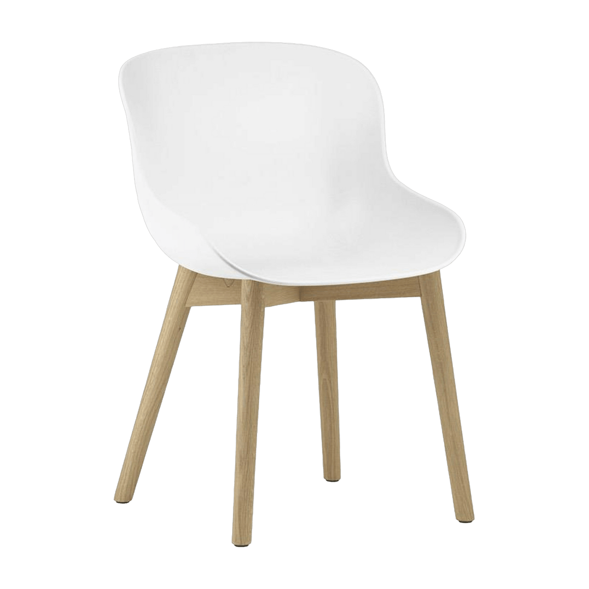 Chaise en chêne laqué et pp blanc Hyg - Normann Copenhagen - The Cool Republic