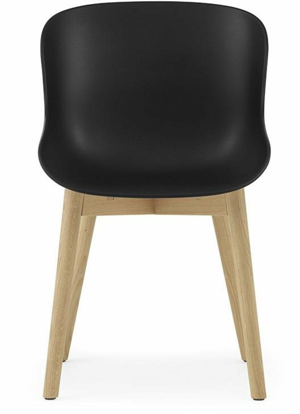 Chaise en chêne laqué et pp noir Hyg - Normann Copenhagen - The Cool Republic