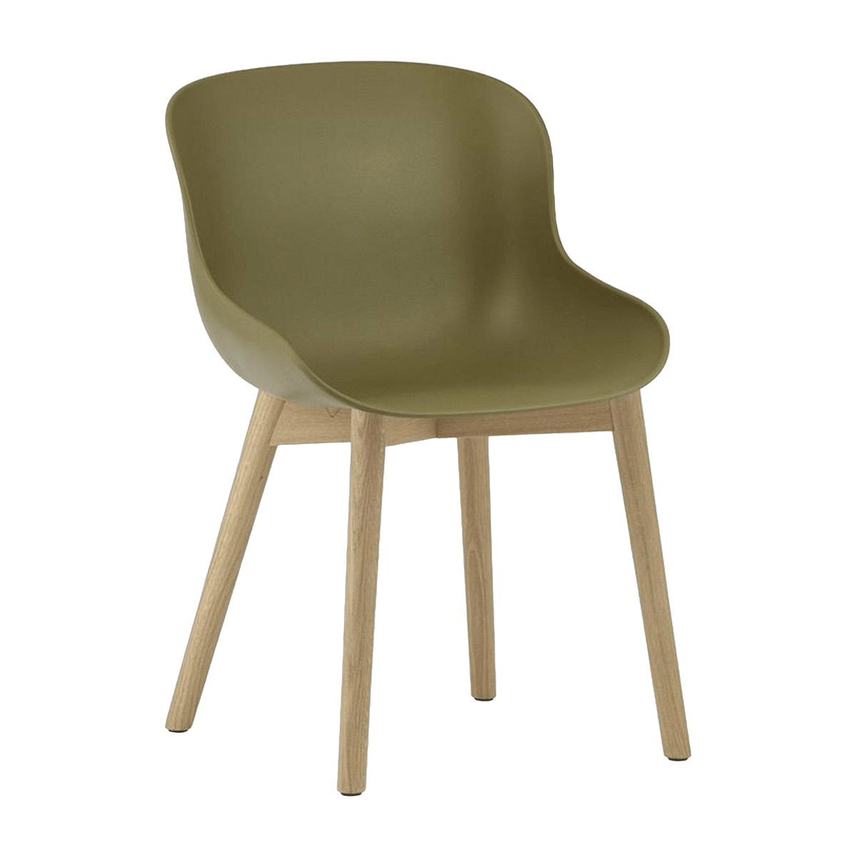 Chaise en chêne laqué et pp olive Hyg - Normann Copenhagen - The Cool Republic
