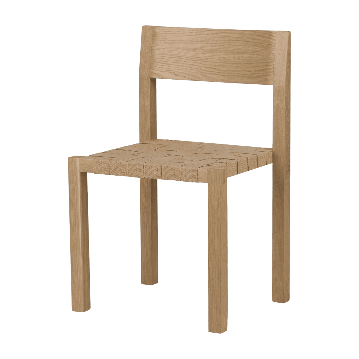 Chaise en chêne massif et sangles naturelles en jute Toli - noo.ma - The Cool Republic