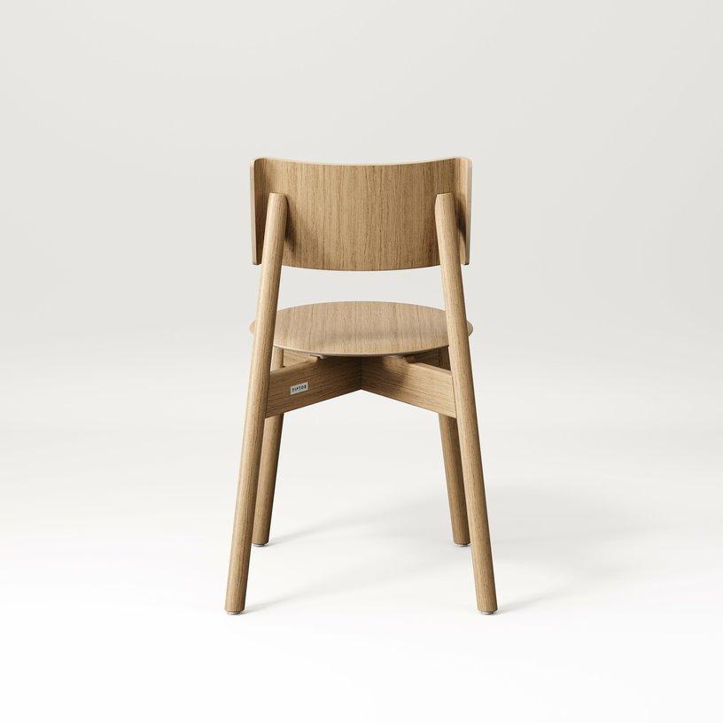 Chaise en chêne naturel éco-certifié SSD - TIPTOE - The Cool Republic