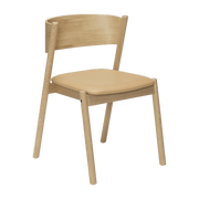 Oblique Dining Chair Seat Natural - Hübsch - The Cool Republic