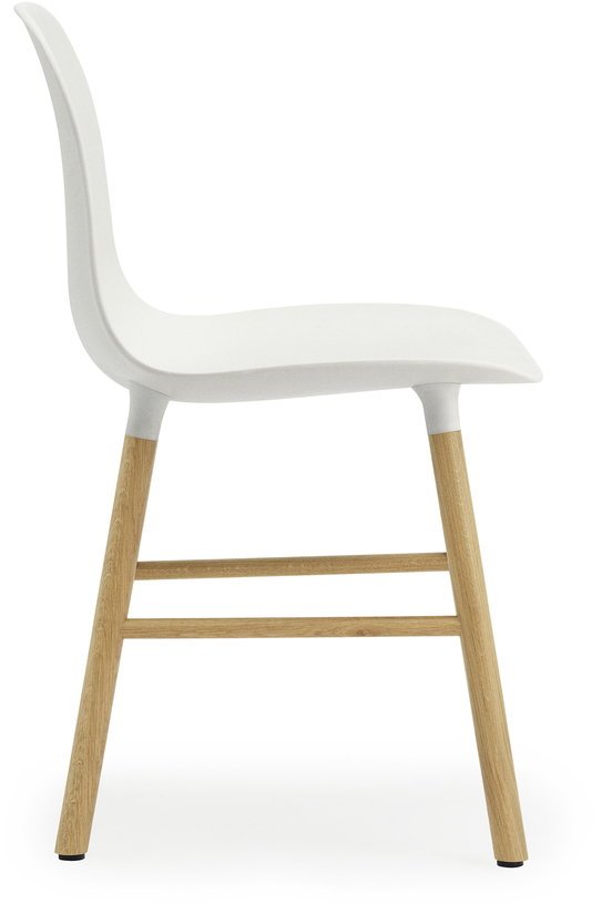 Chaise en chêne naturel et pp blanc Form - Normann Copenhagen - The Cool Republic
