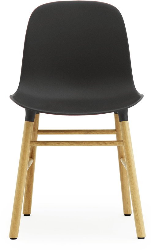 Chaise en chêne naturel et pp bleu Form - Normann Copenhagen - The Cool Republic