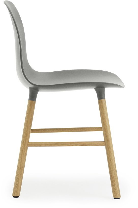 Chaise en chêne naturel et pp gris Form - Normann Copenhagen - The Cool Republic