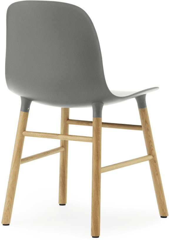 Chaise en chêne naturel et pp gris Form - Normann Copenhagen - The Cool Republic
