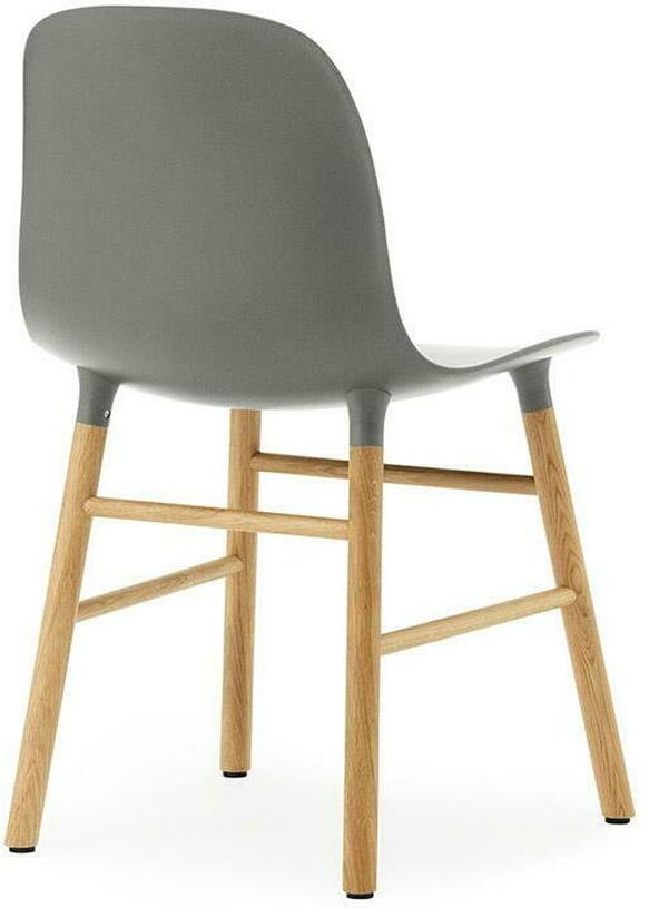 Chaise en chêne naturel et pp gris Form - Normann Copenhagen - The Cool Republic