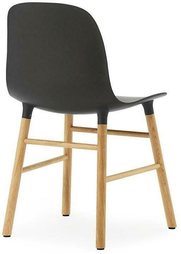 Chaise en chêne naturel et pp noir Form - Normann Copenhagen - The Cool Republic
