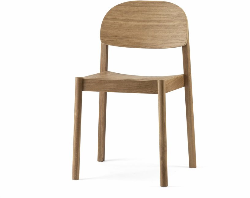 Chaise en chêne naturel huilé et dossier oval Citizen - Emko - The Cool Republic