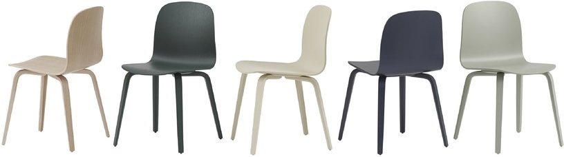 Chaise en chêne naturel Visu - Muuto - The Cool Republic