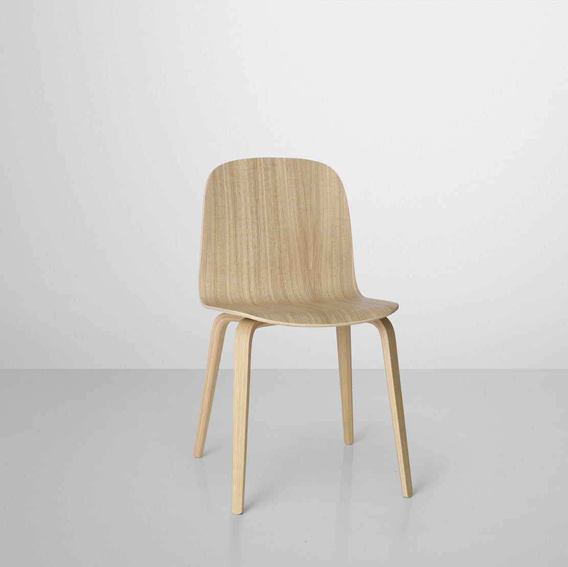 Chaise en chêne naturel Visu - Muuto - The Cool Republic