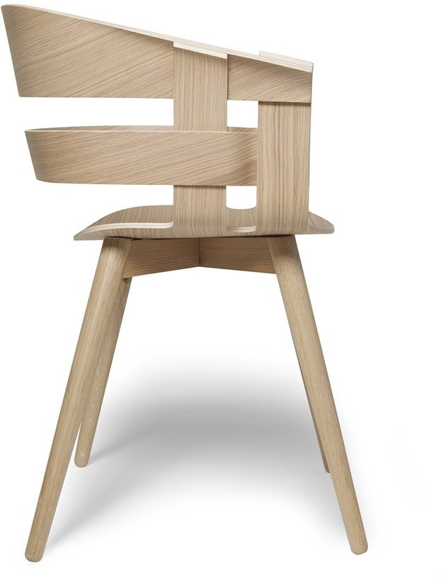 Chaise en chêne naturel Wick - Design House Stockholm - The Cool Republic