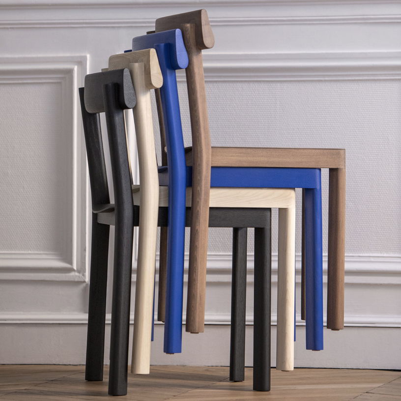 Chaise en chêne noir Galta - Kann Design - The Cool Republic