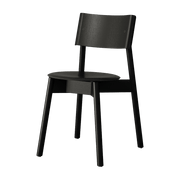 Chaise en chêne noir graphite éco-certifié SSD - TIPTOE - The Cool Republic