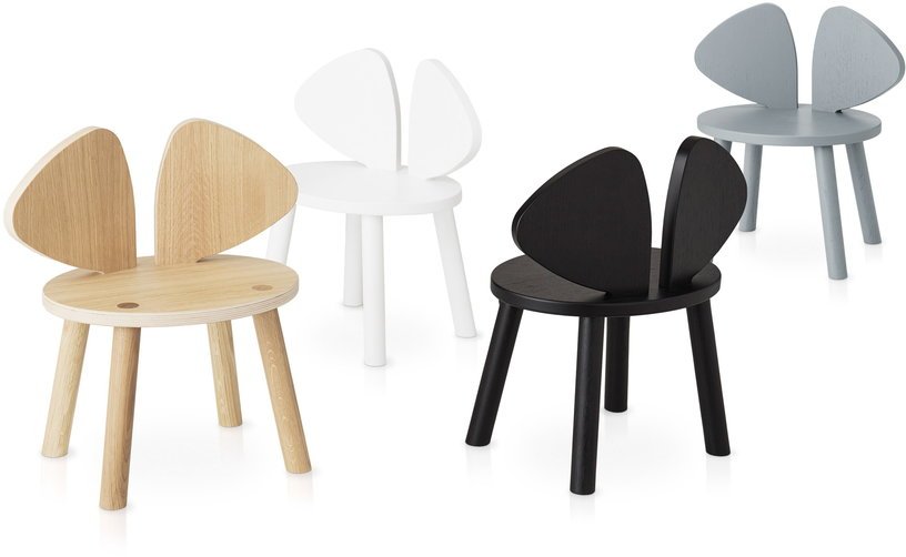 Chaise en chêne noir S Mouse - Nofred - The Cool Republic