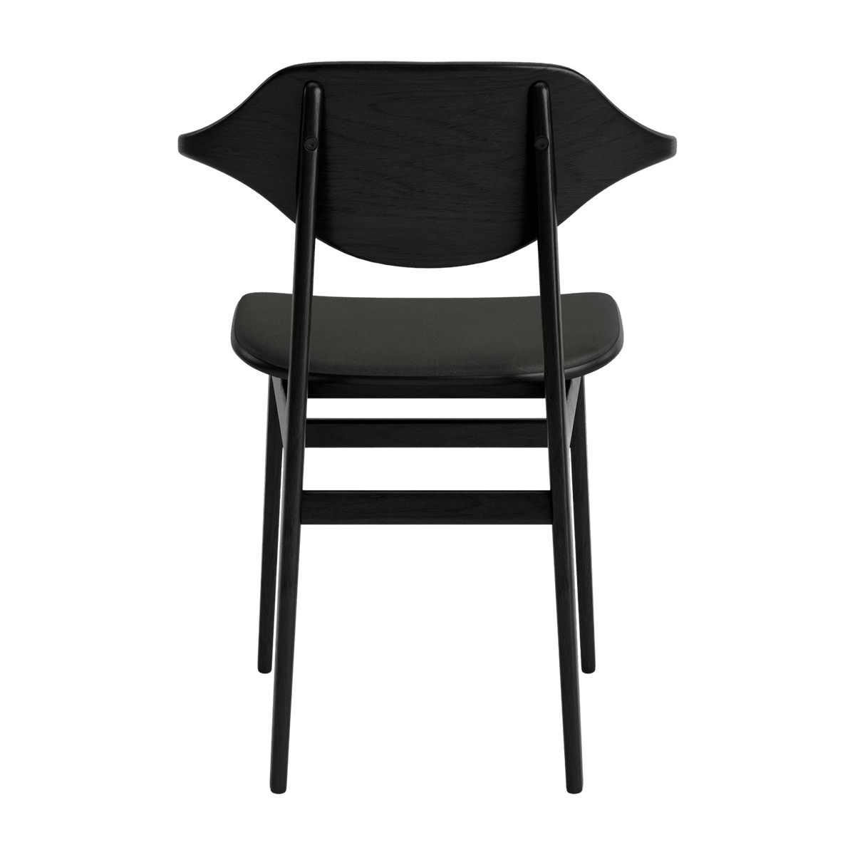 Chaise en chêne noire avec rembourrage anthracite Buffalo - NORR11 - The Cool Republic