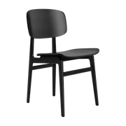 Chaise en chêne noire NY11 - NORR11 - The Cool Republic