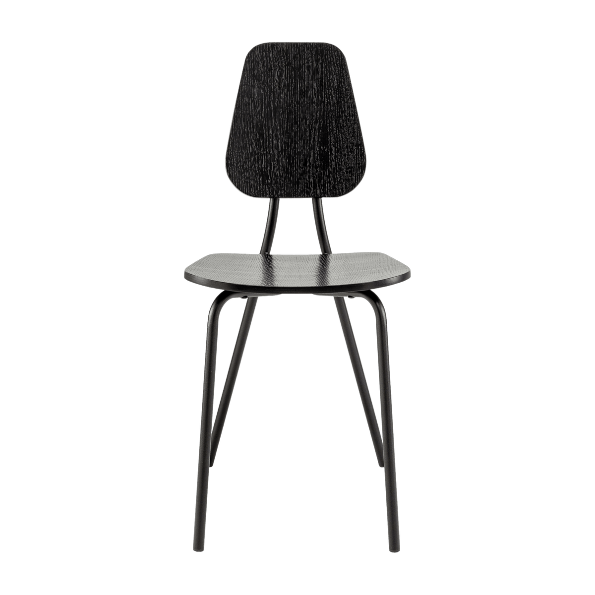 Chaise en chêne plaqué noir Hoya - Emko - The Cool Republic