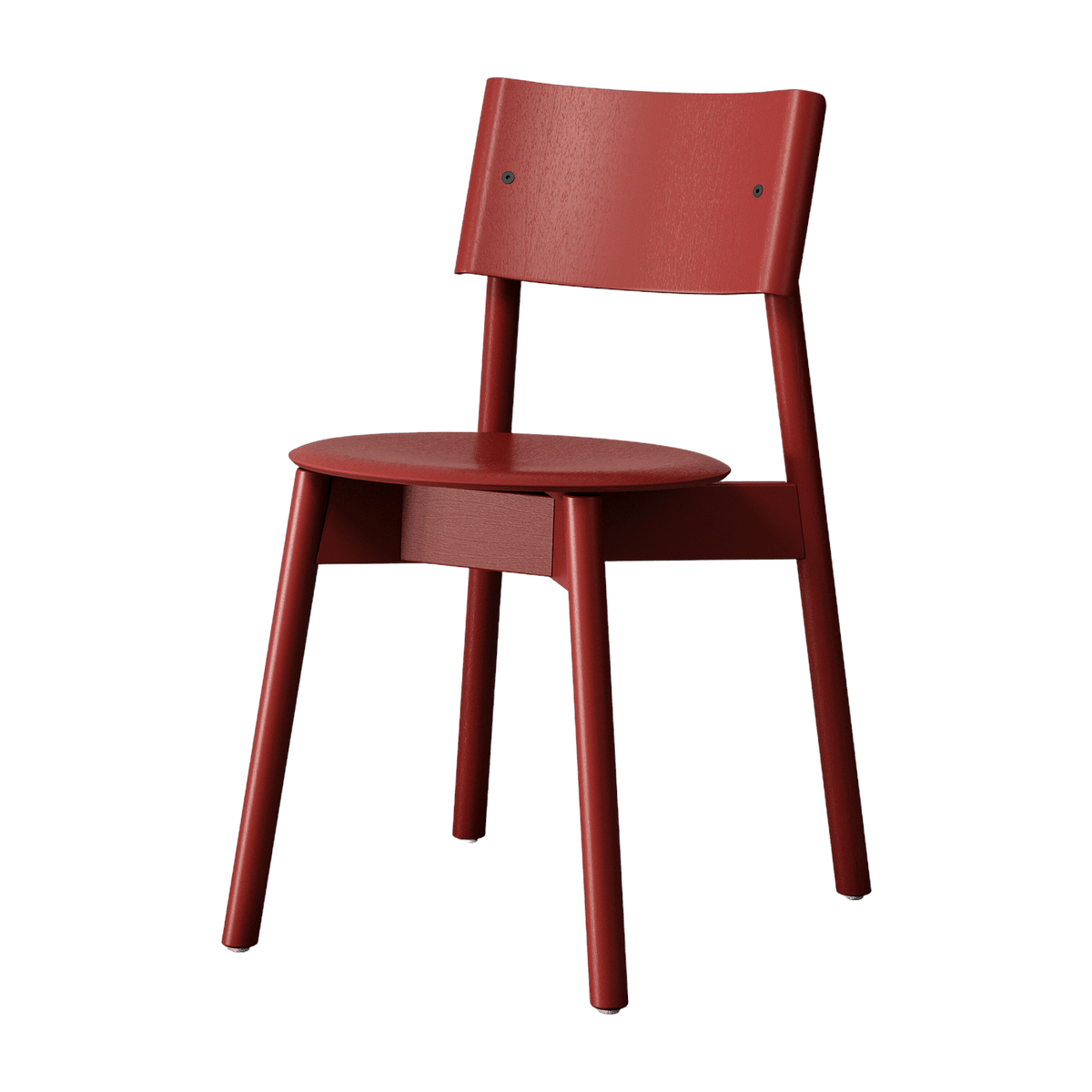 Chaise en chêne rouge coquelicot éco-certifié SSD - TIPTOE - The Cool Republic