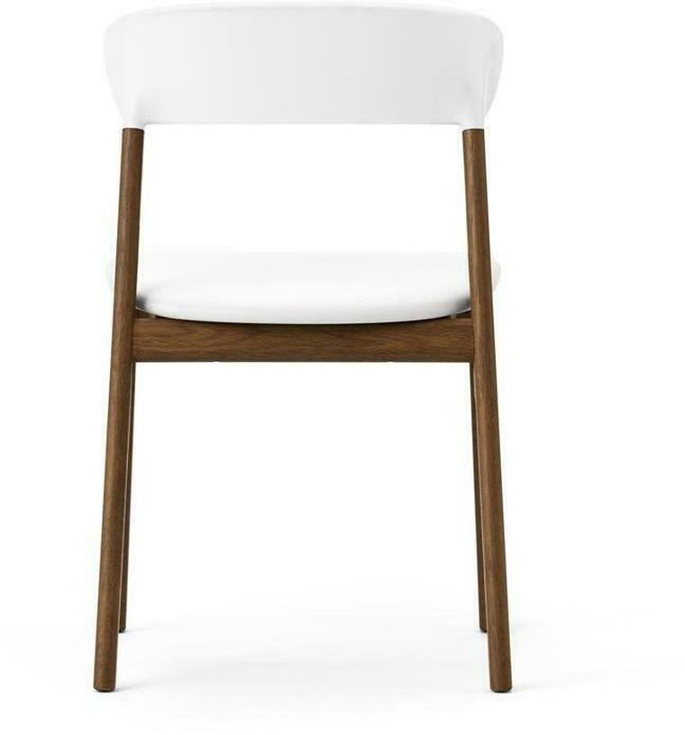 Chaise en chêne teinté et cuir blanc Herit Spectrum Leather blanc - Normann Copenhagen - The Cool Republic