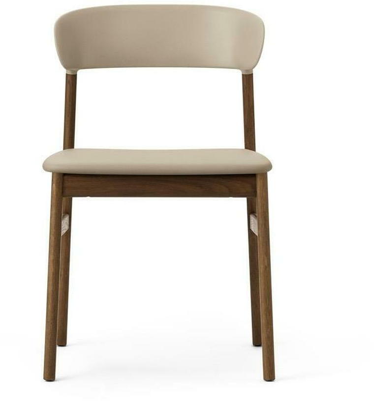 Chaise en chêne teinté et cuir sable Herit Spectrum Leather Sand - Normann Copenhagen - The Cool Republic