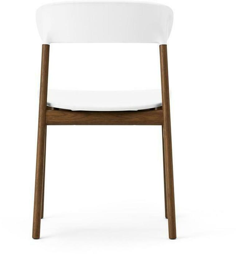 Chaise en chêne teinté et polypropylène blanc Herit blanc - Normann Copenhagen - The Cool Republic
