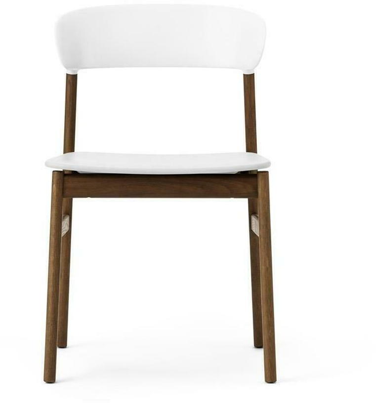 Chaise en chêne teinté et polypropylène blanc Herit blanc - Normann Copenhagen - The Cool Republic