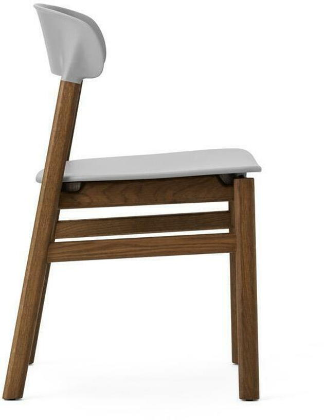 Chaise en chêne teinté et polypropylène gris Herit Grey - Normann Copenhagen - The Cool Republic